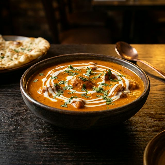 Indian Butter Chicken — signature dish at Spice Fusion